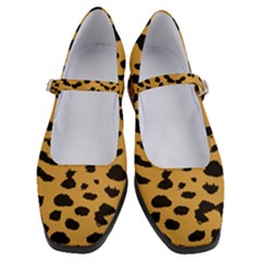 Animal Print - Leopard Jaguar Dots Women s Mary Jane Shoes