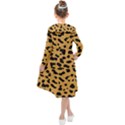 Animal print - Leopard Jaguar dots Kids  Midi Sailor Dress View2