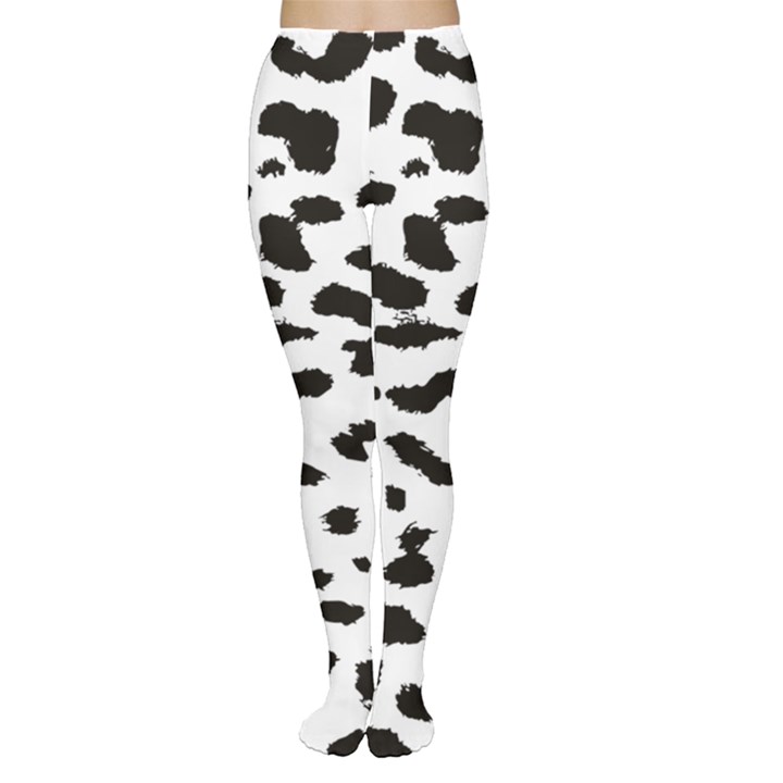 Black and white Leopard dots Jaguar Tights