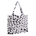 Black and white Leopard dots Jaguar Medium Tote Bag View2