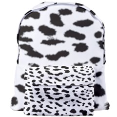 Black And White Leopard Dots Jaguar Giant Full Print Backpack by ConteMonfrey