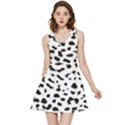 Black and white Leopard dots Jaguar Inside Out Reversible Sleeveless Dress View1