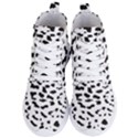 Black and white Leopard dots Jaguar Women s Lightweight High Top Sneakers View1