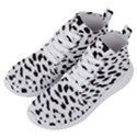 Black and white Leopard dots Jaguar Women s Lightweight High Top Sneakers View2