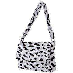 Black And White Leopard Dots Jaguar Full Print Messenger Bag (s) by ConteMonfrey