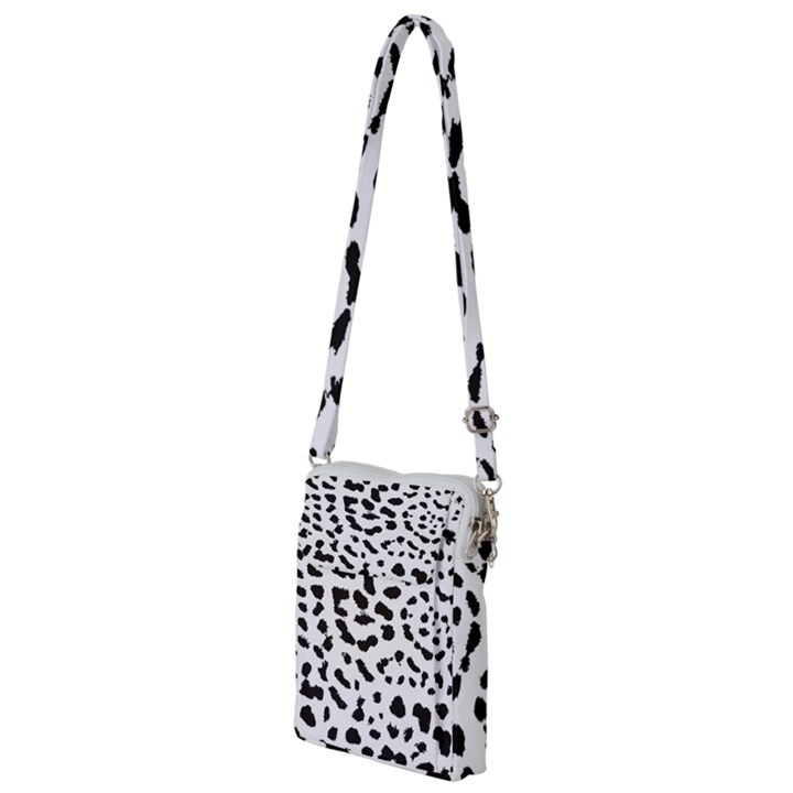 Black and white Leopard dots Jaguar Multi Function Travel Bag