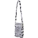 Black and white Leopard dots Jaguar Multi Function Travel Bag View2