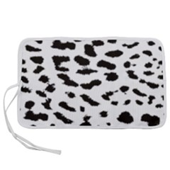 Black And White Leopard Dots Jaguar Pen Storage Case (m) by ConteMonfrey