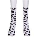 Black and white Leopard dots Jaguar Crew Socks View1