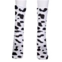 Black and white Leopard dots Jaguar Crew Socks View2