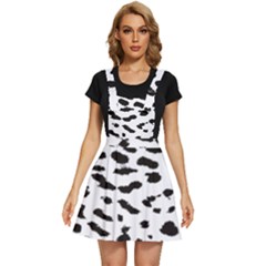 Black And White Leopard Dots Jaguar Apron Dress by ConteMonfrey