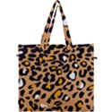 Leopard Jaguar dots Canvas Travel Bag View1