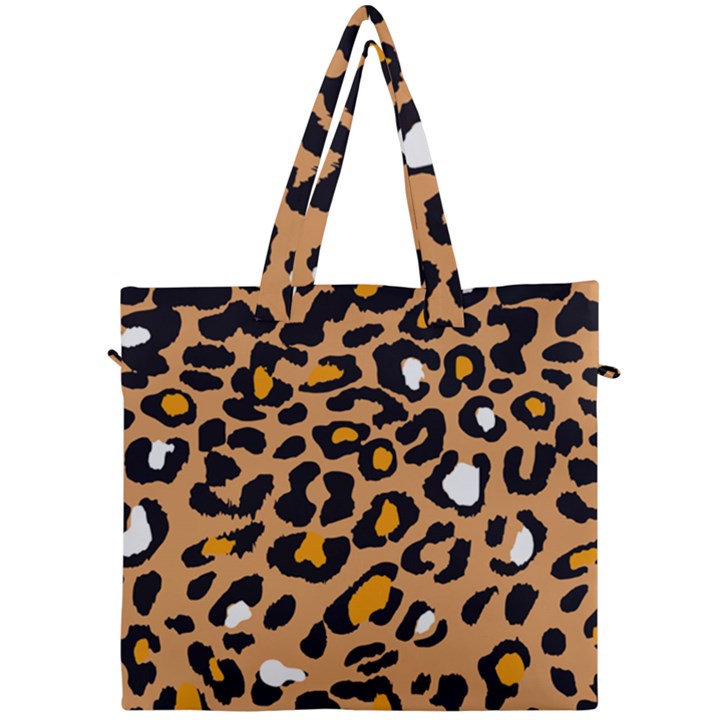 Leopard Jaguar dots Canvas Travel Bag