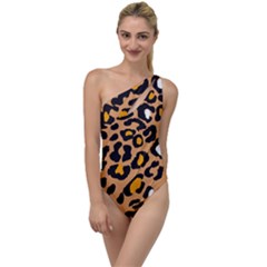 Leopard Jaguar Dots To One Side Swimsuit by ConteMonfrey