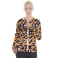 Leopard Jaguar Dots Casual Zip Up Jacket by ConteMonfrey