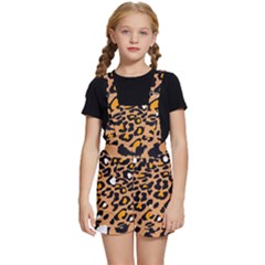 Leopard Jaguar Dots Kids  Short Overalls by ConteMonfrey