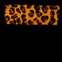 Orange Leopard Jaguar dots Flap Closure Messenger Bag (L) View1