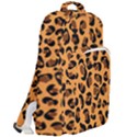 Orange Leopard Jaguar dots Double Compartment Backpack View2