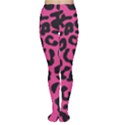 Leopard Print Jaguar dots pink neon Tights View1