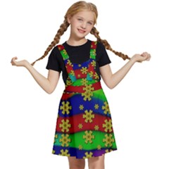 Blooming Stars On The Rainbow So Rare Kids  Apron Dress