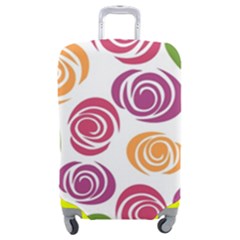 Colorful Seamless Floral, Flowers Pattern Wallpaper Background Luggage Cover (medium) by Amaryn4rt