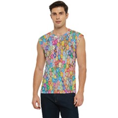 Floral Flowers Men s Raglan Cap Sleeve Tee