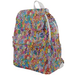 Floral Flowers Top Flap Backpack by artworkshop