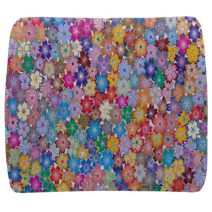 Floral Flowers Back Support Cushion