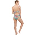 Floral Flowers Frilly One Shoulder Swimsuit View2