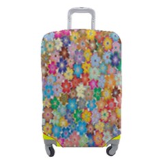 Floral Flowers Luggage Cover (small)