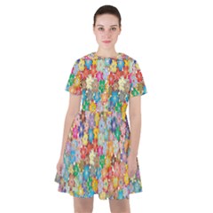 Floral Flowers Sailor Dress by artworkshop