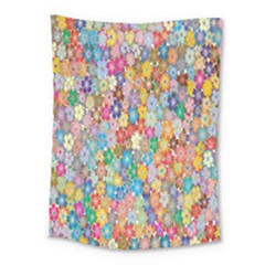 Floral Flowers Medium Tapestry