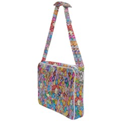 Floral Flowers Cross Body Office Bag by artworkshop