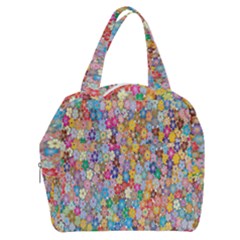 Floral Flowers Boxy Hand Bag by artworkshop