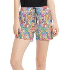 Floral Flowers Women s Runner Shorts