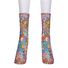 Floral Flowers Crew Socks