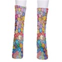 Floral Flowers Crew Socks View2