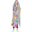 Floral Flowers Wearable Blanket View1