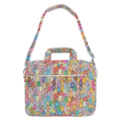 Floral Flowers Macbook Pro Shoulder Laptop Bag (large)