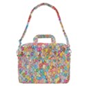 Floral Flowers MacBook Pro Shoulder Laptop Bag (Large) View2