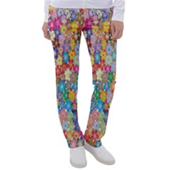 Floral Flowers Women s Casual Pants