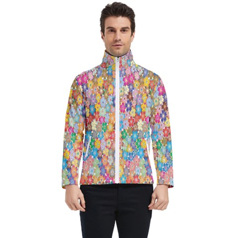 Floral Flowers Men s Bomber Jacket by artworkshop