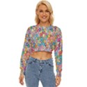 Floral Flowers Lightweight Long Sleeve Sweatshirt View1