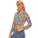 Floral Flowers Lightweight Long Sleeve Sweatshirt View2