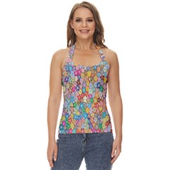 Floral Flowers Basic Halter Top