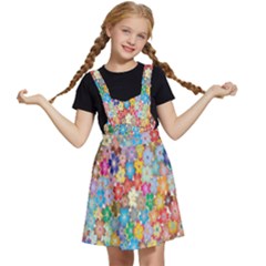 Floral Flowers Kids  Apron Dress