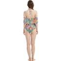 Floral Flowers Halter Flowy Bikini Set  View2