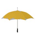 Hexagons Yellow Honeycomb Hive Bee Hive Pattern Straight Umbrellas View3