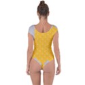 Hexagons Yellow Honeycomb Hive Bee Hive Pattern Short Sleeve Leotard  View2