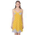 Hexagons Yellow Honeycomb Hive Bee Hive Pattern Camis Nightgown View1